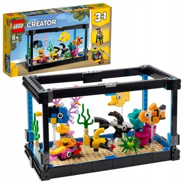 Огромный аквариум с рыбками 3 в 1 LEGO CREATOR 31122 XXL