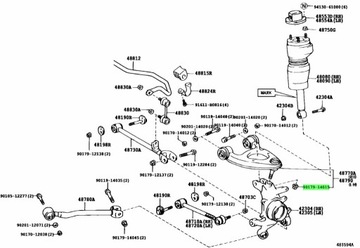 фото міні №4, Гайка підвіски lexus toyota 90179-14015