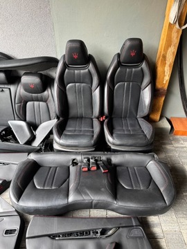 фото thumb №10, Maserati quattroporte vi gransport сиденья диван комплект обивка обшивки