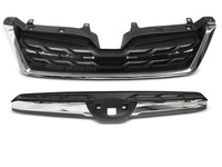 фото thumb №1, Решітка радіатора решітка радіатора subaru forester iv 2013-18 хром black lci style