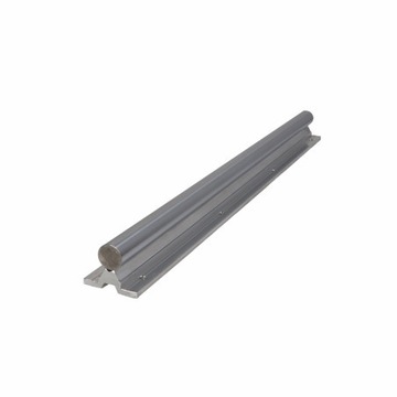 Precyzyjny wałek prowadzący fi 12 - 2500 mm na podporze aluminiowej