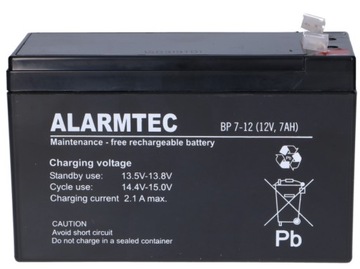 Аккумулятор ALARMTEC EMU BP7-12 12 В 7 Ач