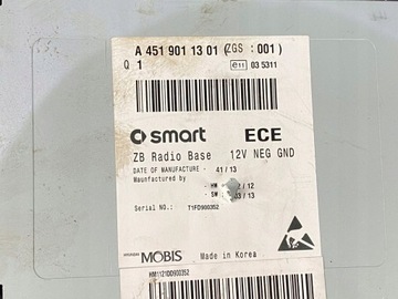 фото thumb №4, Smart forfour w451 радіо заводські a4519011301