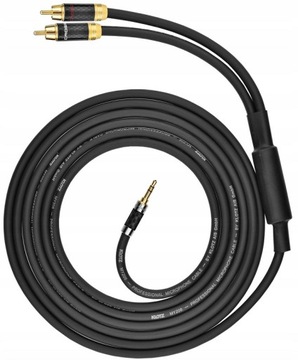 Кабель стереоразъем 3,5 мм — 2x RCA Klotz 30 м
