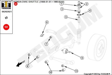 фото thumb №14, Tedgum 00262921 подшипник, соединитель стабилизатора