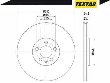 фото thumb №2, Диски тормозные 2szt seat ibiza v 1.0 6j5. 6p1