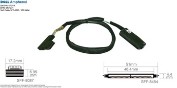 Кабель SAS-mini SAS для Dell PowerEdge R410 T410