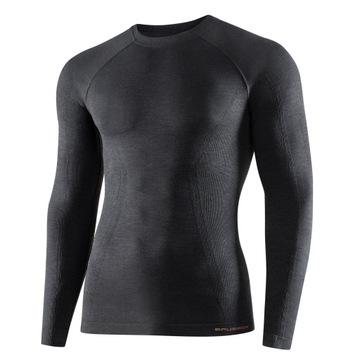 Koszulka Brubeck ACTIVE WOOL z wełny Merynosów XL