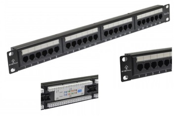 Patch panel 24 porty RACK 19