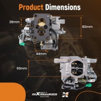 Карбюратор 4k до двигуна toyota liteace corolla ke70 spinter starlet carb Недорого, фото thumb