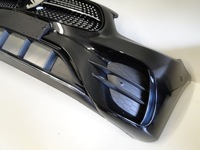 фото thumb №9, Mercedes e klasa 213 w213 lift бампер передній pts чорний 197 kompletny amg