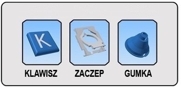 Кнопка AC195 KEY + зажим для Acer Nitro 5 AN515-54 AN517-51 AN515-51