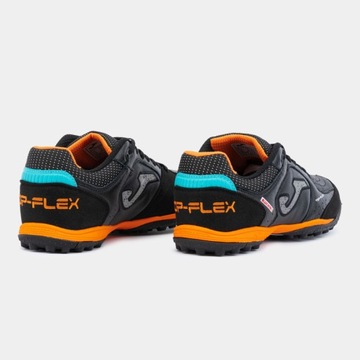 Заглушки для газона Joma Top Flex из натуральной кожи, черные, прочные, удобные, размер 42