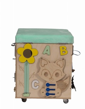 Манипулятивный пуф для игрушек Board Box FOREST