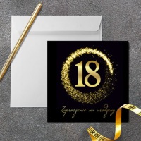 Приглашения на 18-летие БЕСПЛАТНЫЙ конверт!