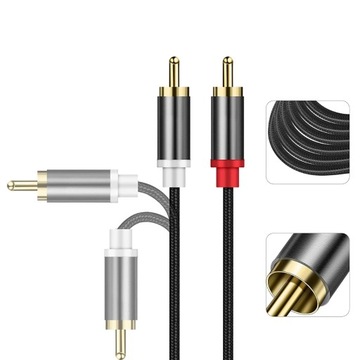 КАБЕЛЬ IPHONE IPAD к 2x RCA CINCH STEREO HQ