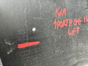 фото thumb №8, Накладка бампера спойлер перед передняя kia sportage iv рестайлинг 86612-f1500