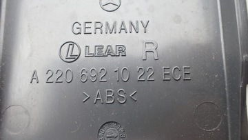 фото thumb №9, Mercedes w220 рестайлинг защита стойка ремня правая