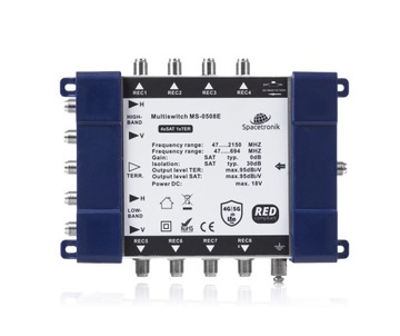 Мультипереключатель 5/8 Spacetronik MS-0508E 230В