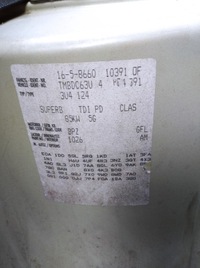 фото thumb №16, Skoda superb i 1 дверь задняя левая 1026 белый