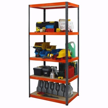 Regał metalowy magazynowy stojak HELIOS 196x110x60cm 5Px275kg POLSKI TRWAŁY
