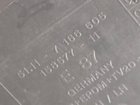 фото thumb №8, Решітка середня бампера передній bmw 1 e81 e82 e87 e88 51117166605