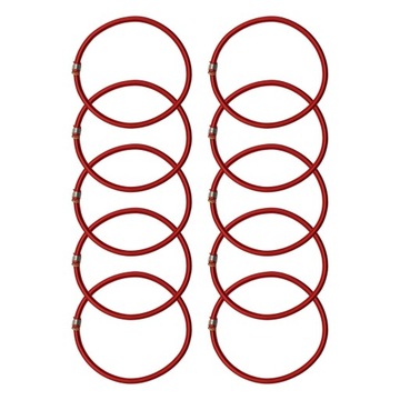 .10x Trampoline Elastic Rope Tie Downs Straps Red