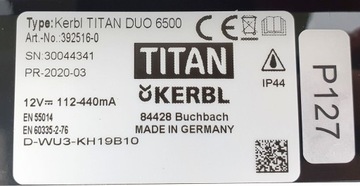 ЭЛЕКТРАЙЗЕР PASTUCH 12/230В KERBL TITAN DUO 6,5 Дж