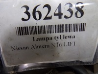 фото thumb №13, Nissan almera n16 рестайлінг лампа зад задня ліва 26555bn010