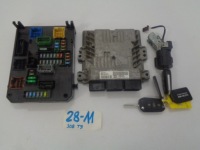 фото thumb №1, Peugot 308 t9 1.6 ehdi бортовой компьютер набор стартовый