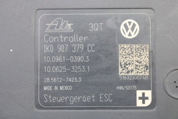 фото thumb №9, Vw jetta 5c насос abs 1k0907379cc тормозов 1k0614517ej fl рестайлинг 1k0 907 379