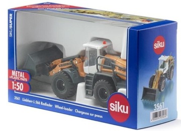 3561 SIKU Ładowarka kołowa Siku Liebherr L 566 SKALA1:50 METAL+PLASTIK 3+