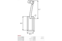 фото thumb №3, Щітка вугільна, генератор as-pl ab6003