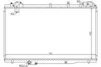 фото thumb №1, Nissens радиатор двигателя renault espace iii 2.2d