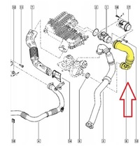 фото thumb №2, Nowa труба интеркулер renault clio ii kangoo thalia i ii twingo ii 1.5dci