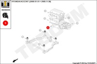 фото thumb №4, Подушка sil. hyundai accent