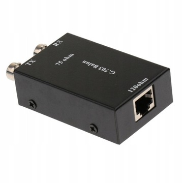 КОНВЕРТЕР КОАКСИАЛЬНЫЙ В ETHERNET, ЧЕРНЫЙ