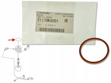 фото thumb №1, Subaru legacy v 09- 2.5i уплотнительное кольцо радиатор масла