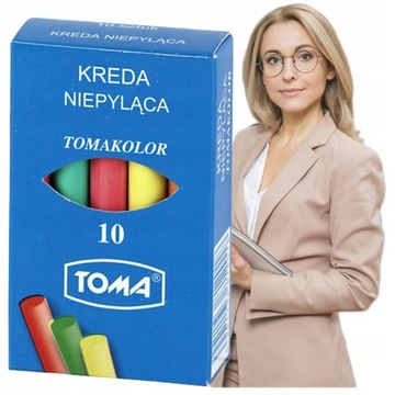 МЕЛ КРУГЛЫЙ ЦВЕТНОЙ БЕЗ ПЫЛИ