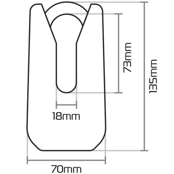 НАБОР навесного замка OXFORD BRAKE DISC LOCK 11 мм