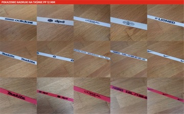 Taśma PP polipropylenowa NADRUK 19 mm do pakowania