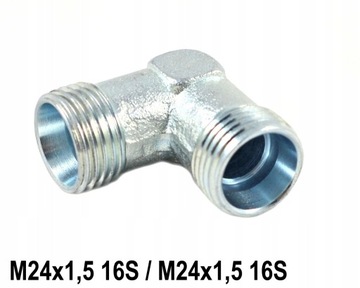 KOLANO HYDRAULICZNE BB M24x1,5 16S / M24x1,5 16S