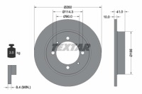 фото thumb №3, Тормозные диски тормозные колодки задняя textar mitsubishi carisma