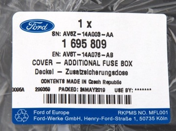 фото thumb №11, Кришка коробки запобіжників ford cmax focus kuga