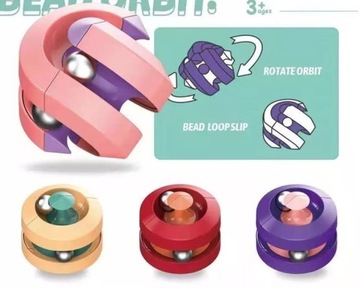 Fidget Antystresowy - Bead Orbit - RÓŻOWA