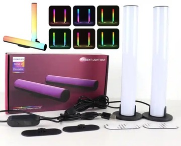 ЛАМПА RGB ПОДСВЕТКА СВЕТОДИОДНАЯ ЛЕНТА СО ЗВУКОВЫМ УПРАВЛЕНИЕМ В РИТМЕ МУЗЫКИ USB