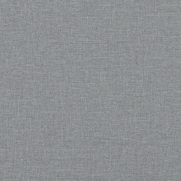 vidaXL Каркас кровати с изголовьем Светло-серый, 140x200 см, обитый тканью
