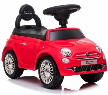 Самоходный ходунок Fiat 500 - Коралло красный