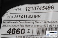 фото thumb №9, Vw the beetle cabrio обшивки дверні боковина оббивка 5c 5c3 5c3867043 5c38