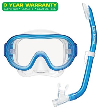 TUSA RT DIVING SET с маской и трубкой JUNIOR 6-10 RC-0204 CB sky
